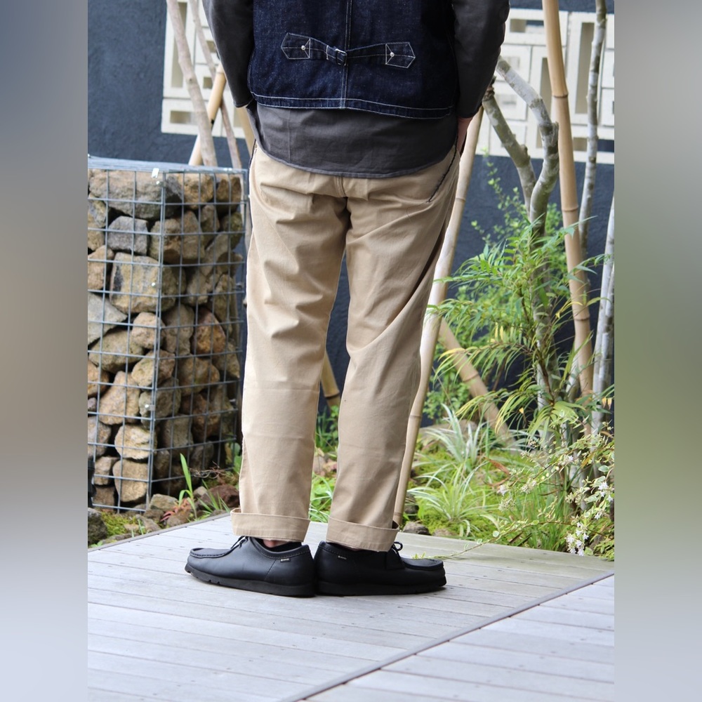 RARE POLO‎ RALPH LAUREN【DISTRESSED STRAIGHT-LEG CHINOS】 KHAKI PANTS - Picture 12 of 14